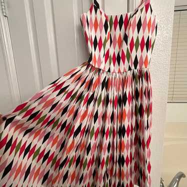 Harlequin pinup dress