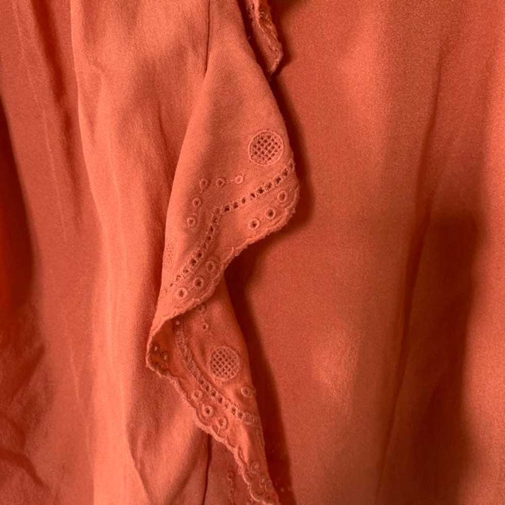 Vanessa Bruno Athe Ruffle Silk Mini Dress - image 4