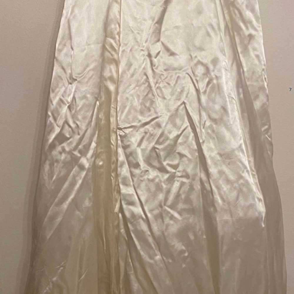 Jessica McClintok Vintage 1980s White Beaded Wedd… - image 12
