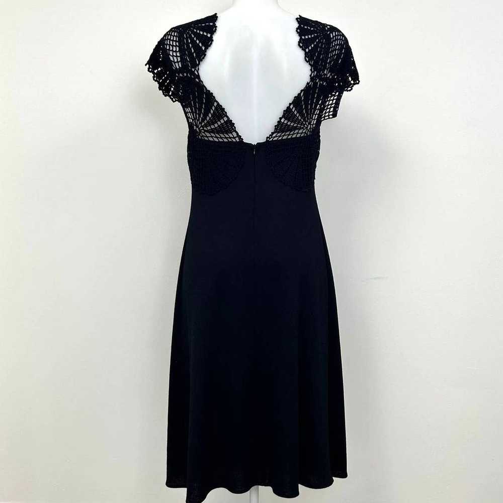 St. John Evening Crochet Knit Short Sleeve Dress … - image 5