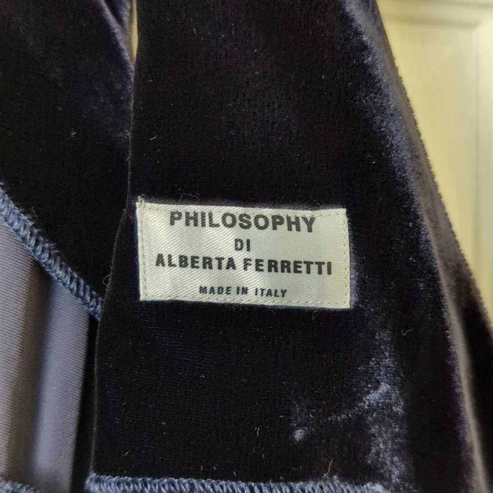 Philosophy di Alberta Ferretti Crushed Velvet  Wr… - image 10