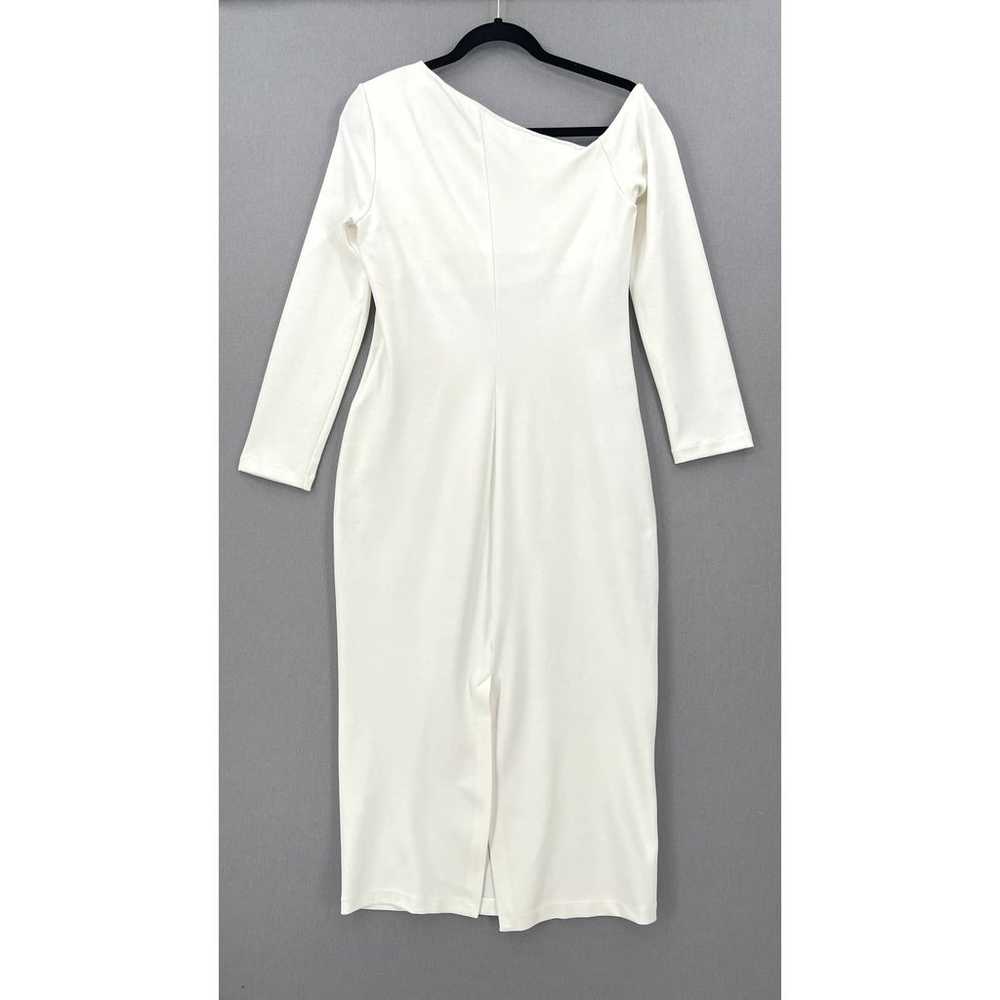 ENZA COSTA Exposed Shoulder Dress Large Off White… - image 4