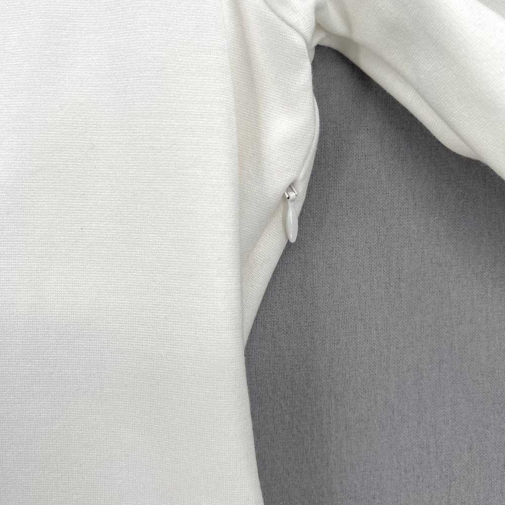 ENZA COSTA Exposed Shoulder Dress Large Off White… - image 8