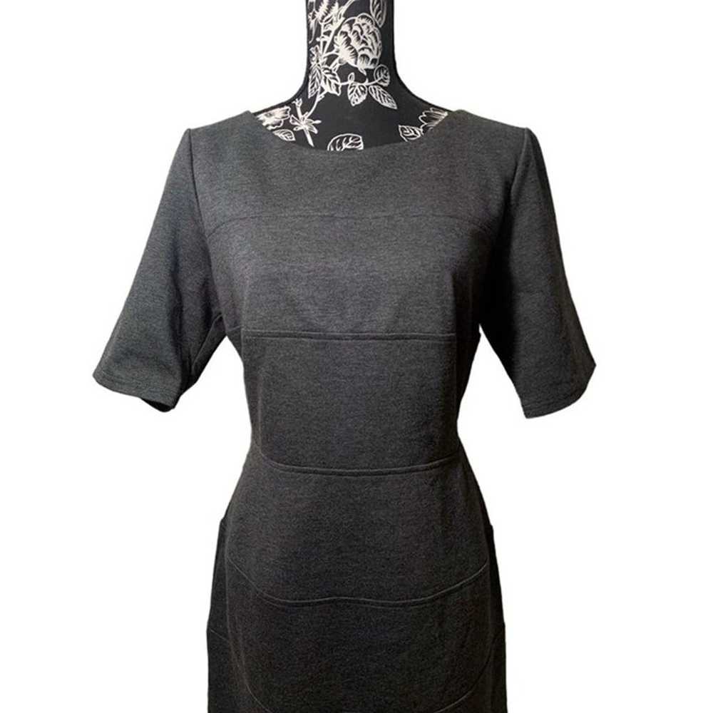Gray Short sleeve Work Casual dress - image 3