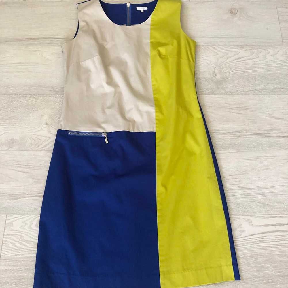New European Solar Brand Color Block Dress Zipper… - image 11
