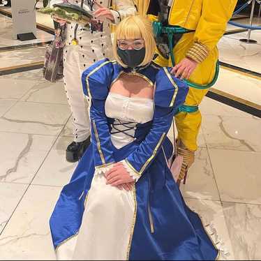 Saber styled wig and Dress