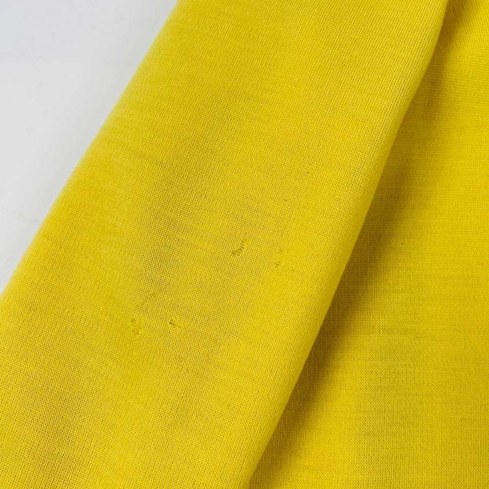VTG 60s Womens Large Yellow Wool Sleeveless Sheat… - image 7
