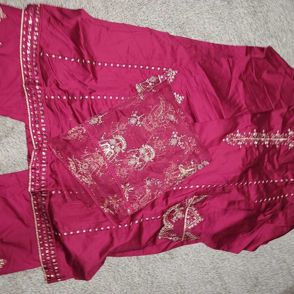 Pakistani Designer Dress from Batik - image 2
