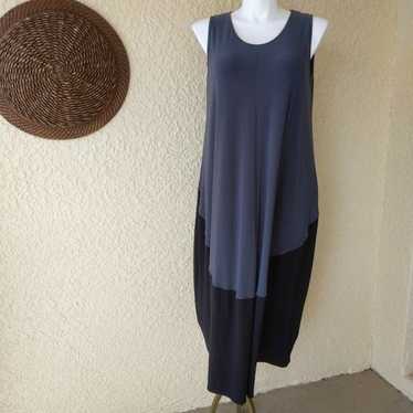 Sunkim color blocking maxi dress sz xl - image 1