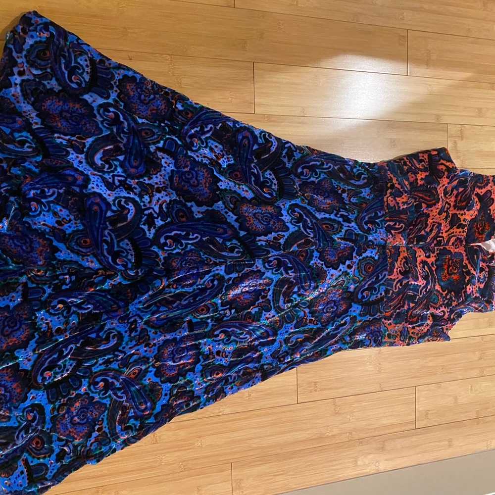 NWOT ANTHROPOLOGIE Rumie Velvet Dress silk  Mouli… - image 7