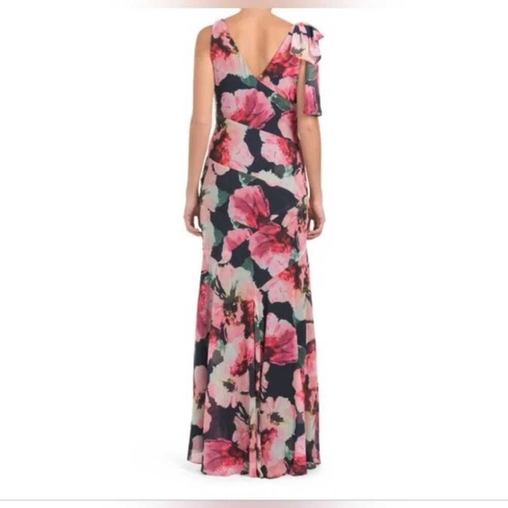 Carmen Marc Valvo Infusion NEW Navy & Pink Floral… - image 5