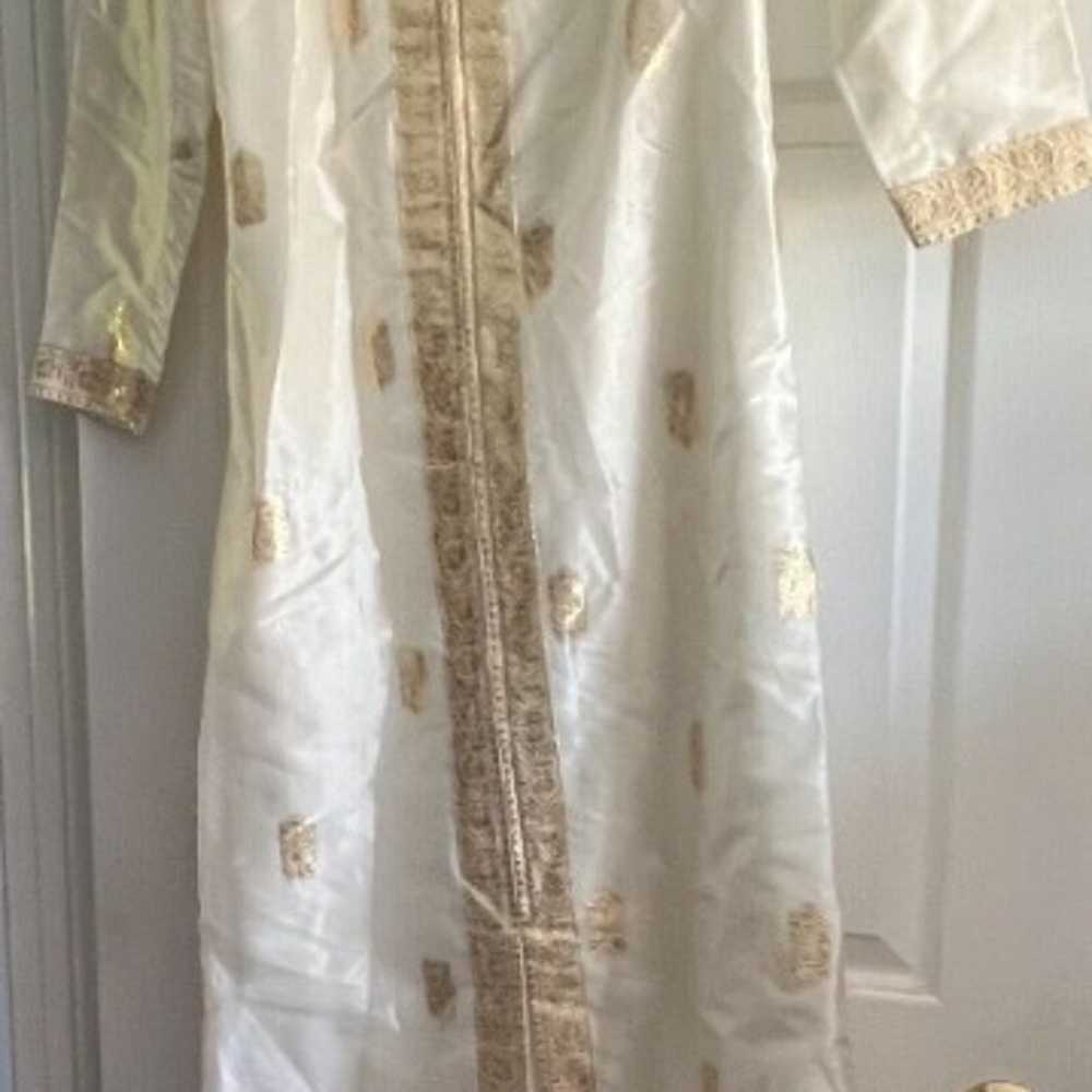 gold princess tie robe - image 3