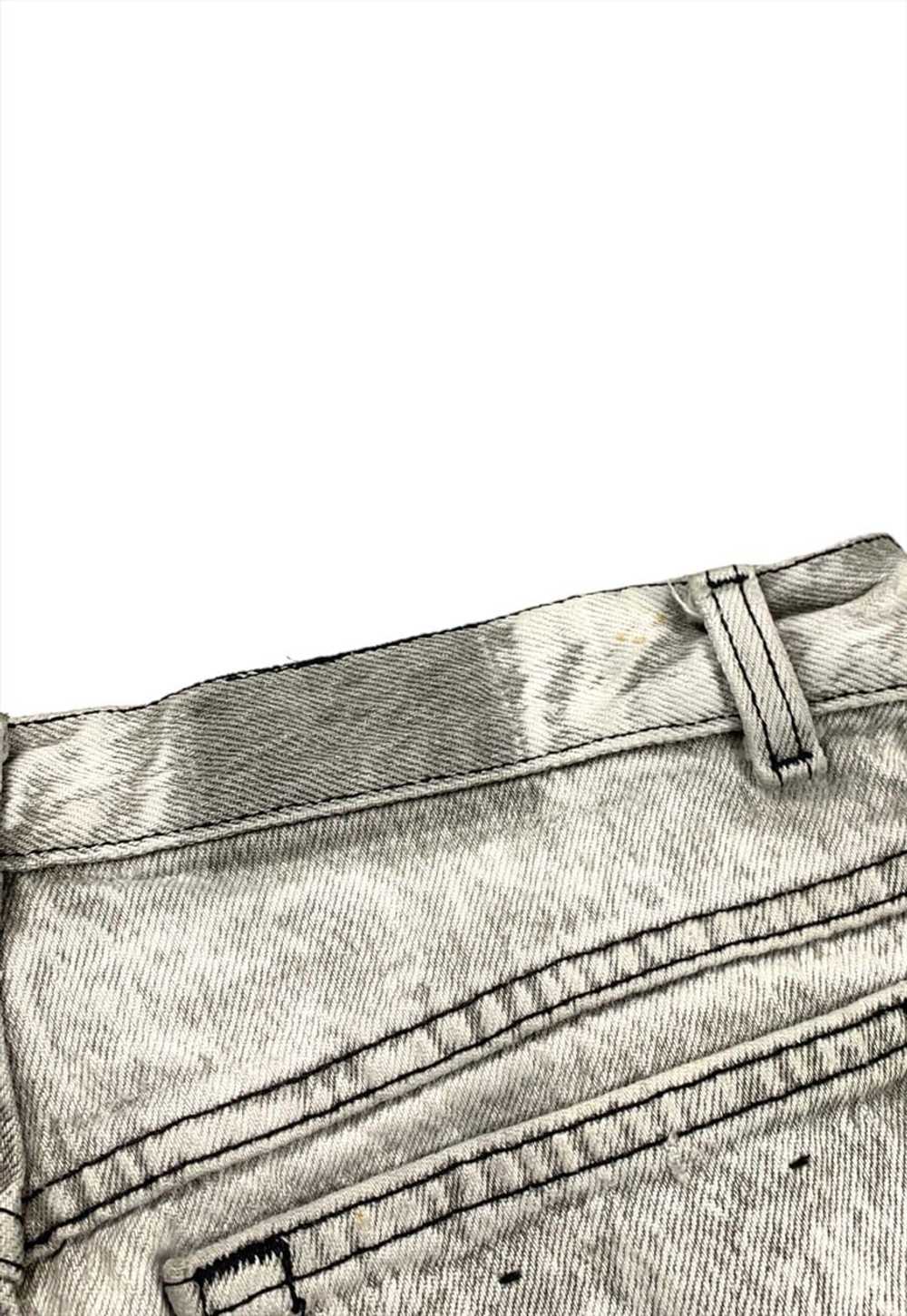 Vintage 80s levi's usa mom jeans grey acid wash B… - image 5
