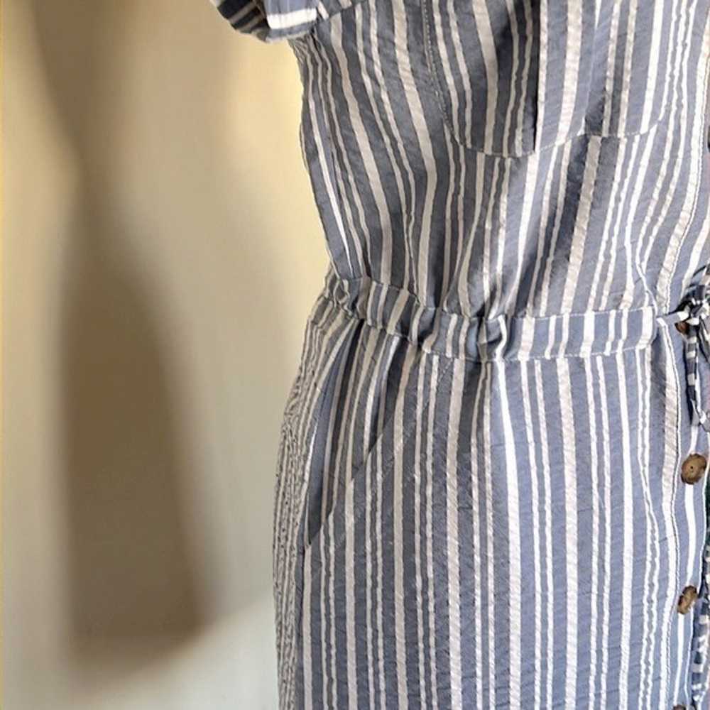 Veronica Beard Cris Striped Shirtdress - image 3
