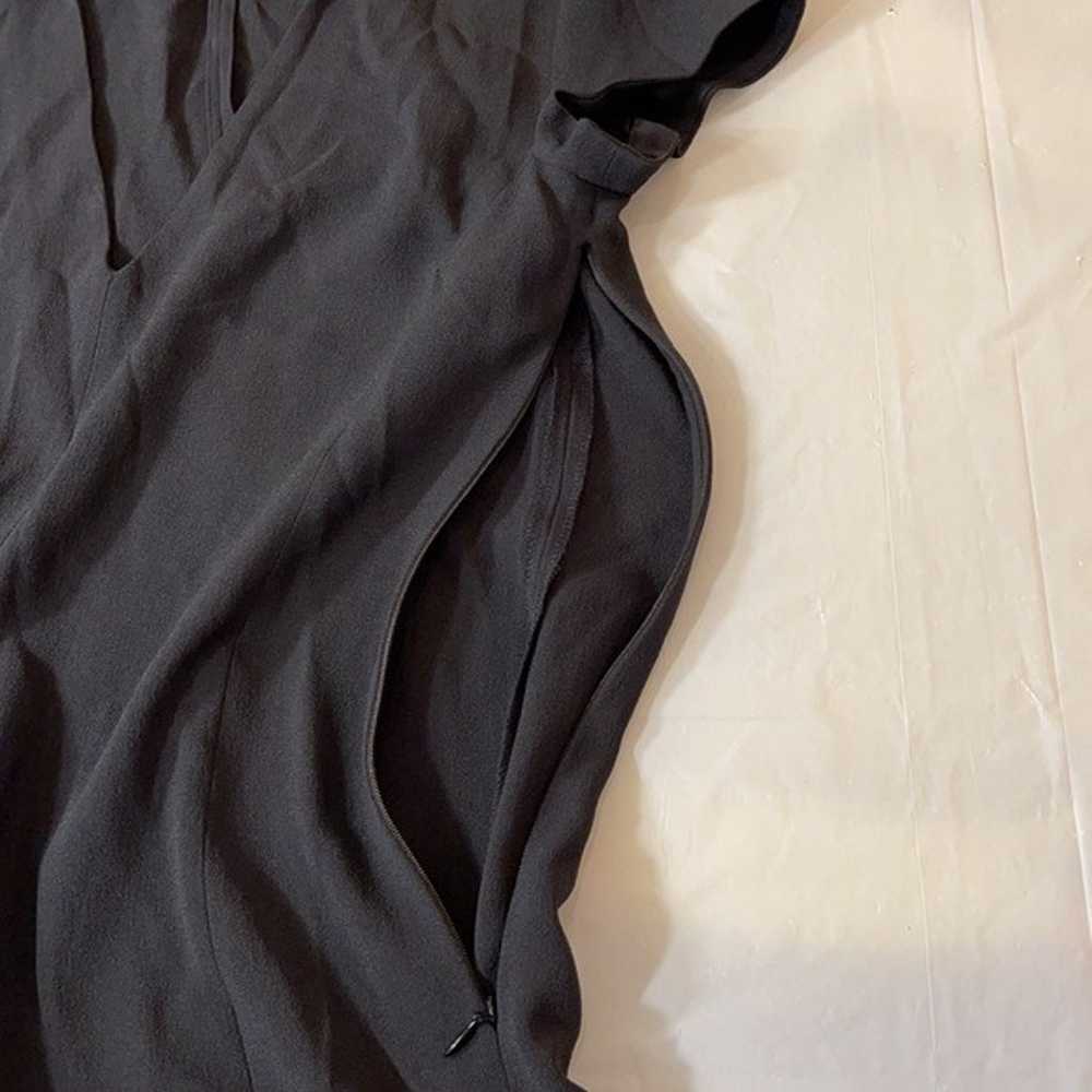 Theory Black V-neck Casual Mini Shirt Dress 2 - image 8