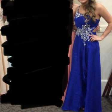 Navy Blue Prom Dress - image 1