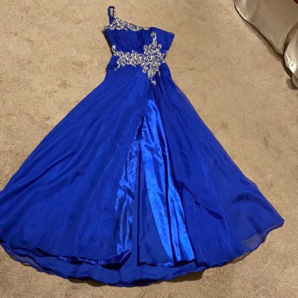 Navy Blue Prom Dress - image 3