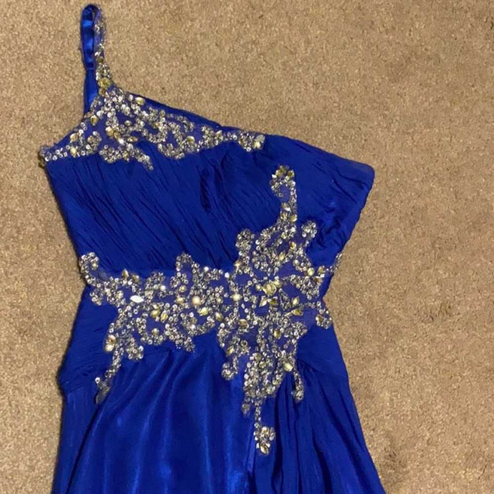 Navy Blue Prom Dress - image 4