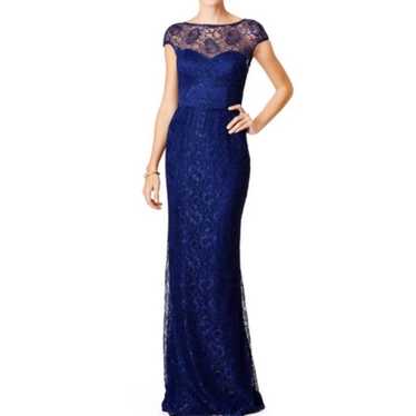 Theia Blue Shimmering Element Mermaid Gown Size 2