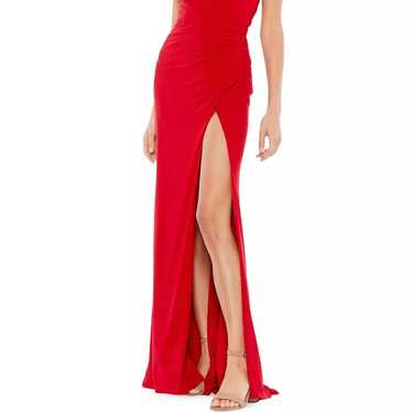 Mac Duggal Pearl-Strap Jersey Gown (Red) - image 1