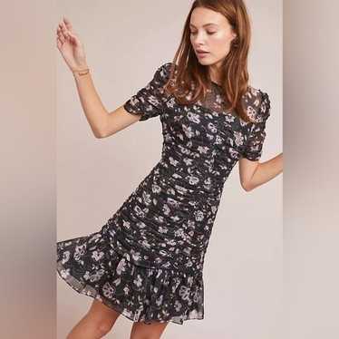 Shoshanna Kayleigh Silk Floral Mini Dress - image 1
