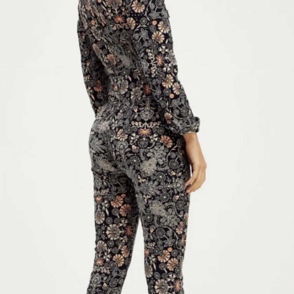 Free People Lennox Print Jumpsuit Coverall  Flora… - image 6