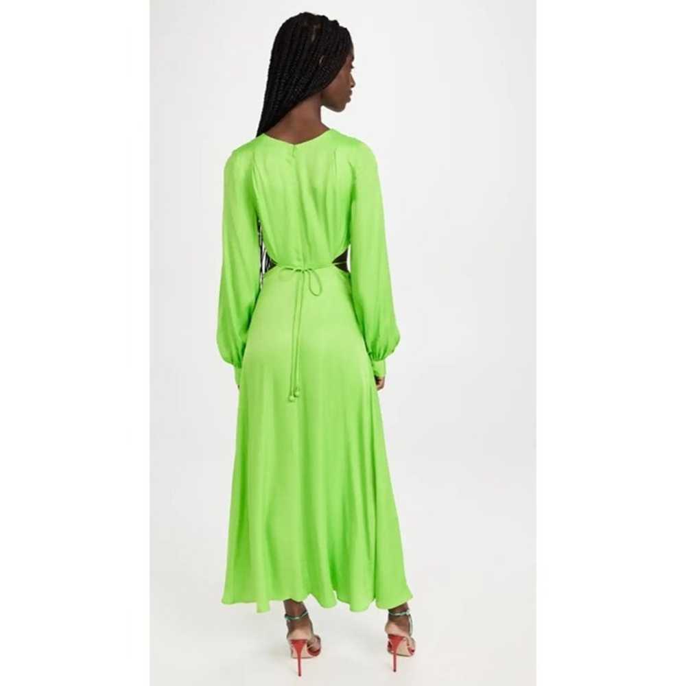 FARM Rio Lime Green cutout Maxi Dress Size S - image 2