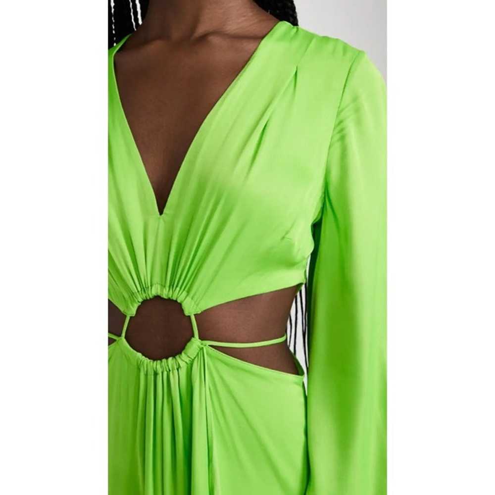 FARM Rio Lime Green cutout Maxi Dress Size S - image 4
