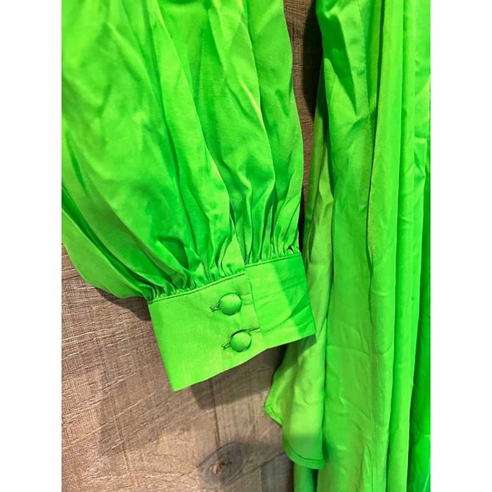 FARM Rio Lime Green cutout Maxi Dress Size S - image 7