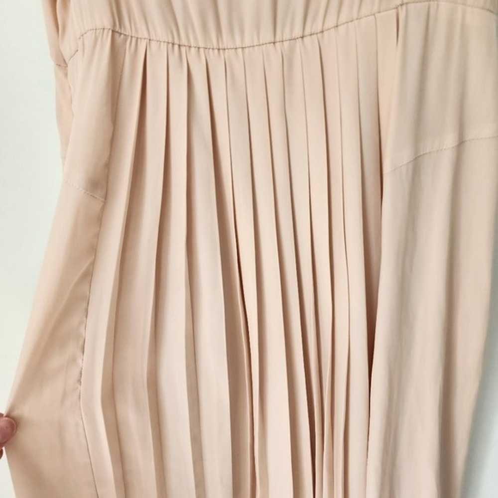 Ulla Johnson Blush Pink Pleated Knee Length Mini … - image 7