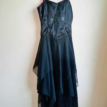 RARE 90s Gothic Corset Dress - image 1