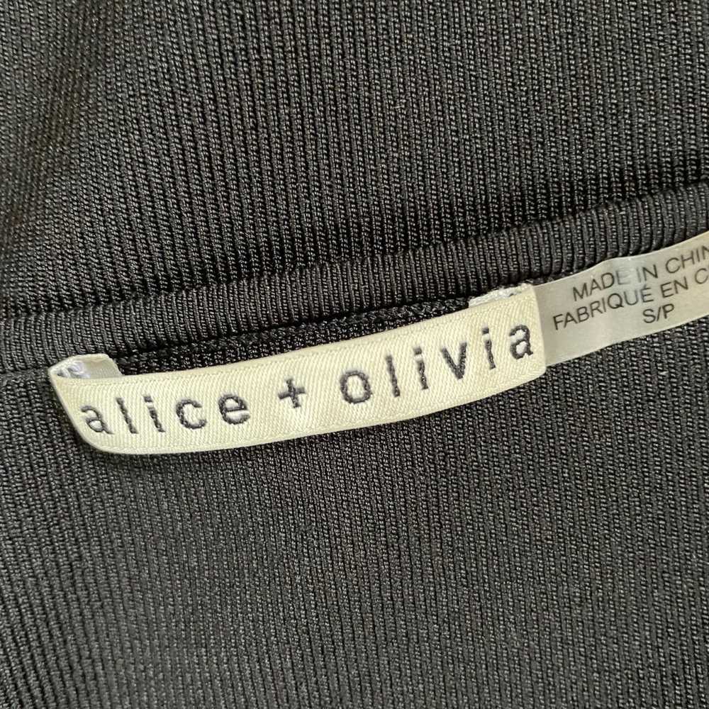 Alice + Olivia Abella Puff Sleeve Square Neck Dre… - image 5