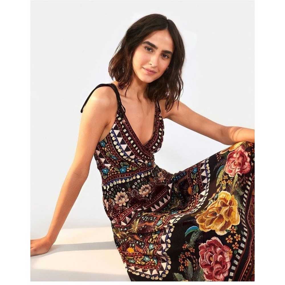 FARM Rio Summer Boho Tropical Dream Knit Dress Sm… - image 1