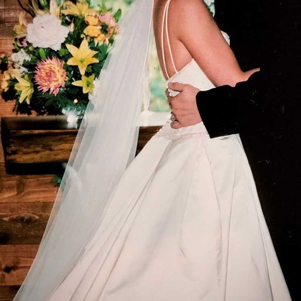 Couture Lazaro wedding gown - image 7