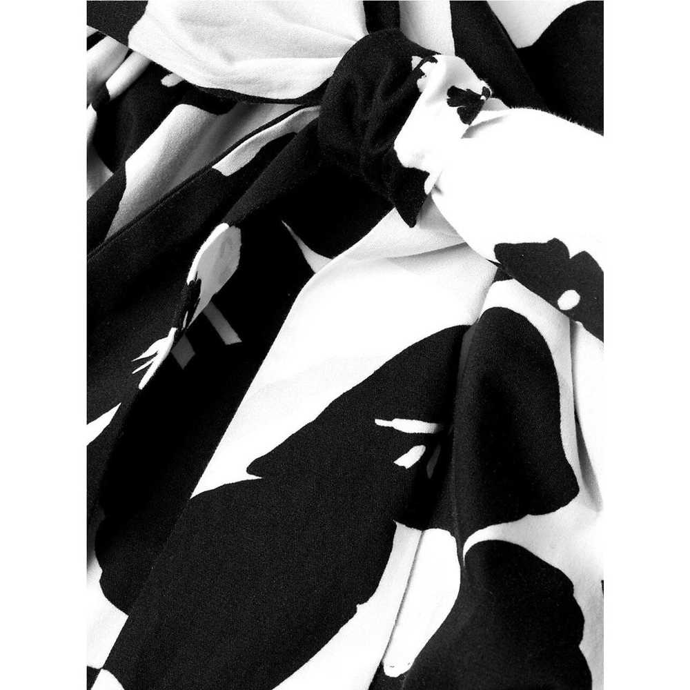 Natori Garden Mandarin Dress - Floral - Black Mul… - image 3