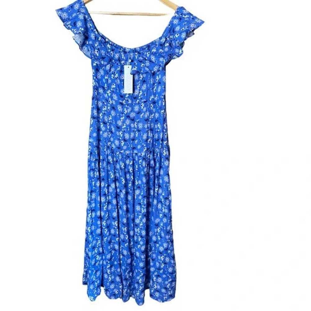 Yumi Kim Fling Ray Of Light Blue Floral Maxi Dres… - image 4