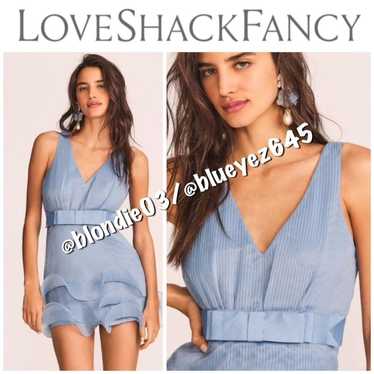 LoveShackFancy “Rabia” dress in blue hydrangea 6 - image 1