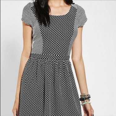 White Dots Dress with Cutout Back Size S - image 1