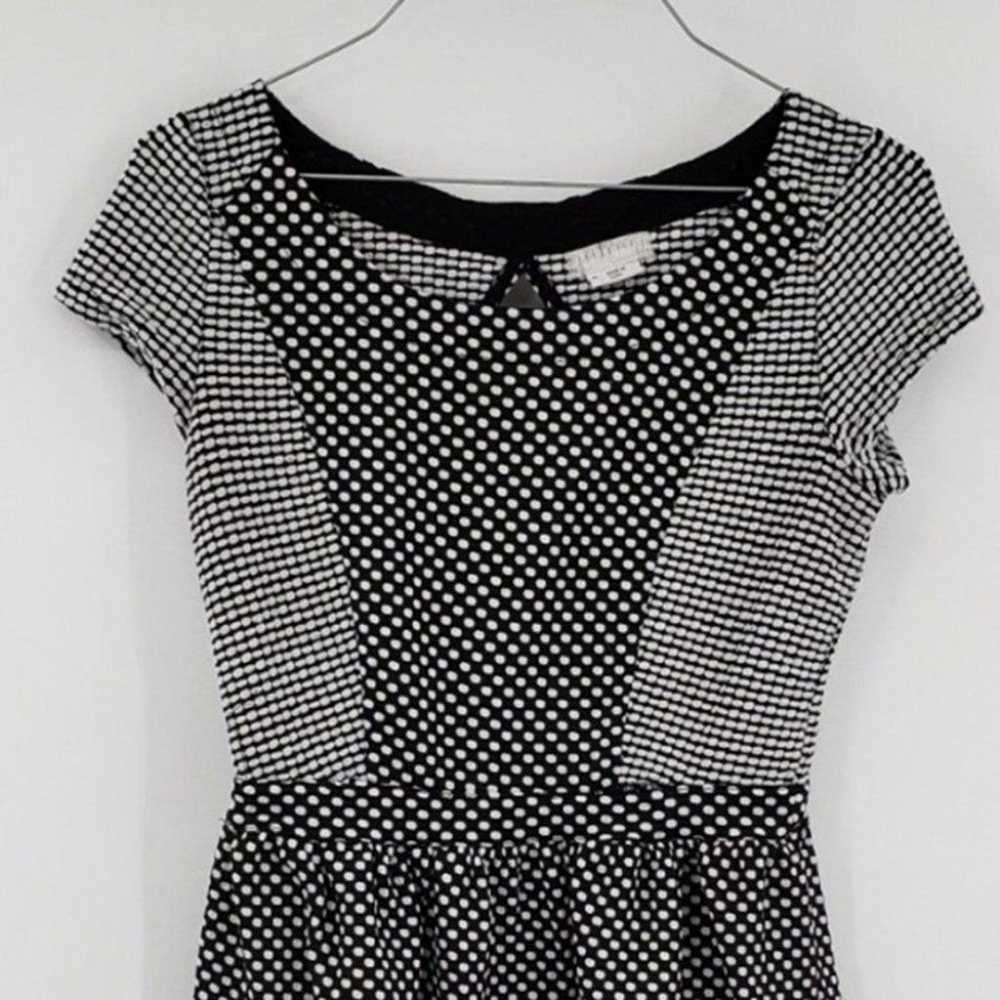 White Dots Dress with Cutout Back Size S - image 3