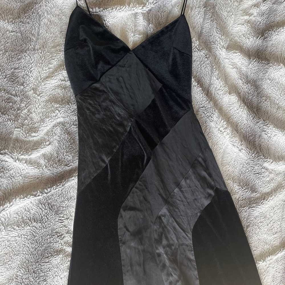 Betsey Johnson Vintage Black midi Dress - image 7