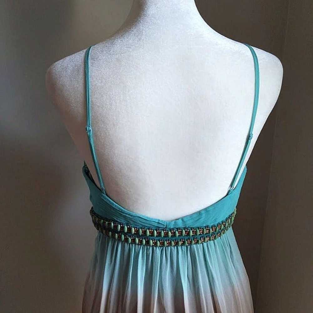 Vintage Y2K Sue Wong Dress Fairycore Silk Ombre B… - image 8