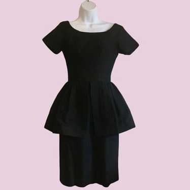 Lou-Ette California Vintage Black Dress