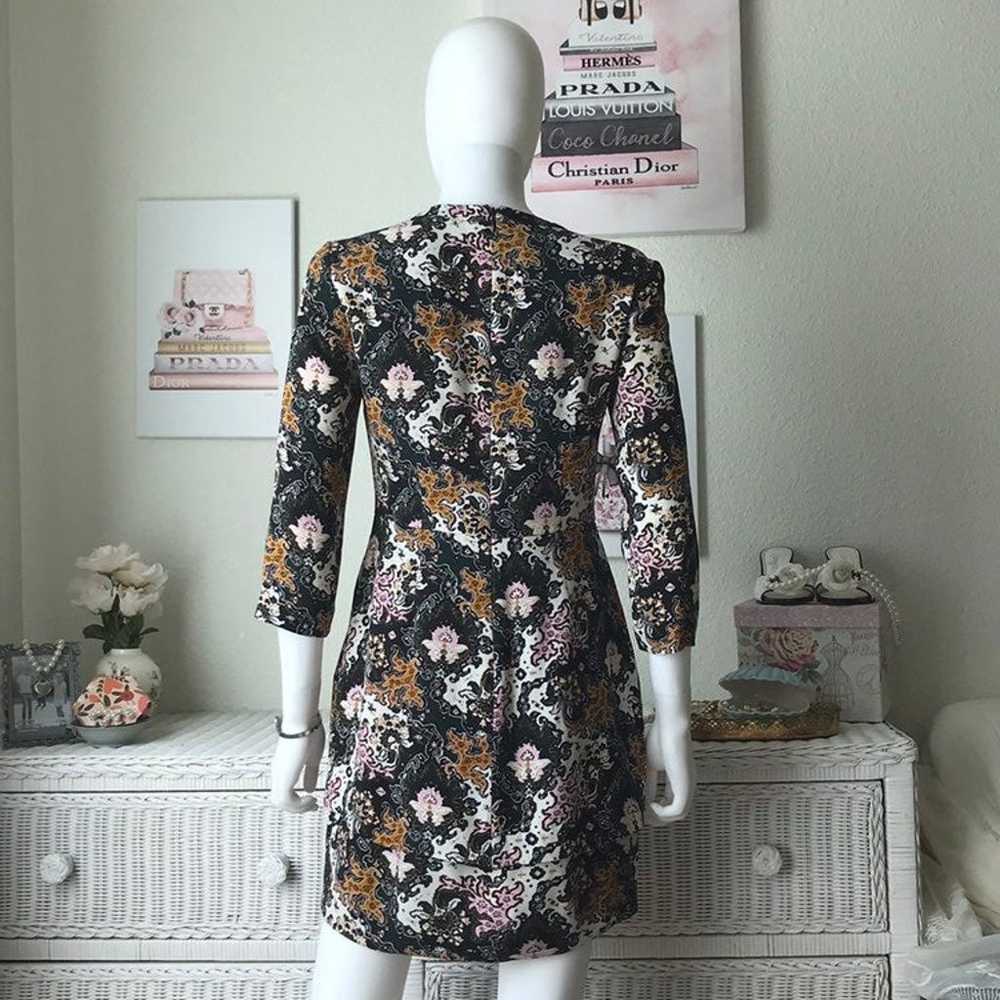 A.L.C. Tordi Floral Silk Mini Dress 6 - image 7