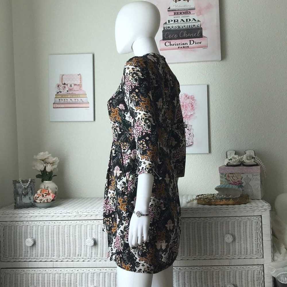 A.L.C. Tordi Floral Silk Mini Dress 6 - image 8