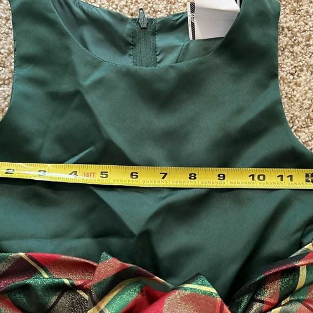Rare Edition Girls Sleeveless Dress Green Size 8 - image 4