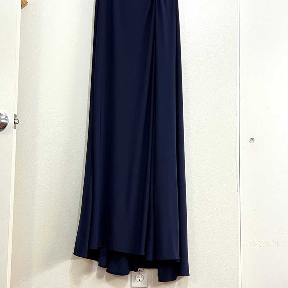 La Femme 27872 Short Sleeve Twist Knot Gown, 8 - image 5