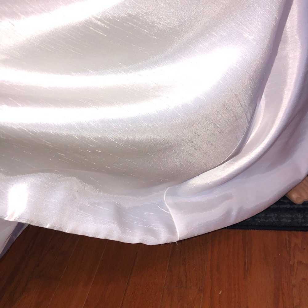 Mon Cheri Bridal Wedding Dress Size 10 lace white… - image 9
