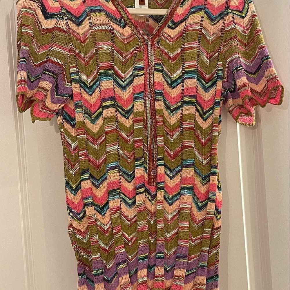 Vintage Missoni short sleeve sweater - image 1