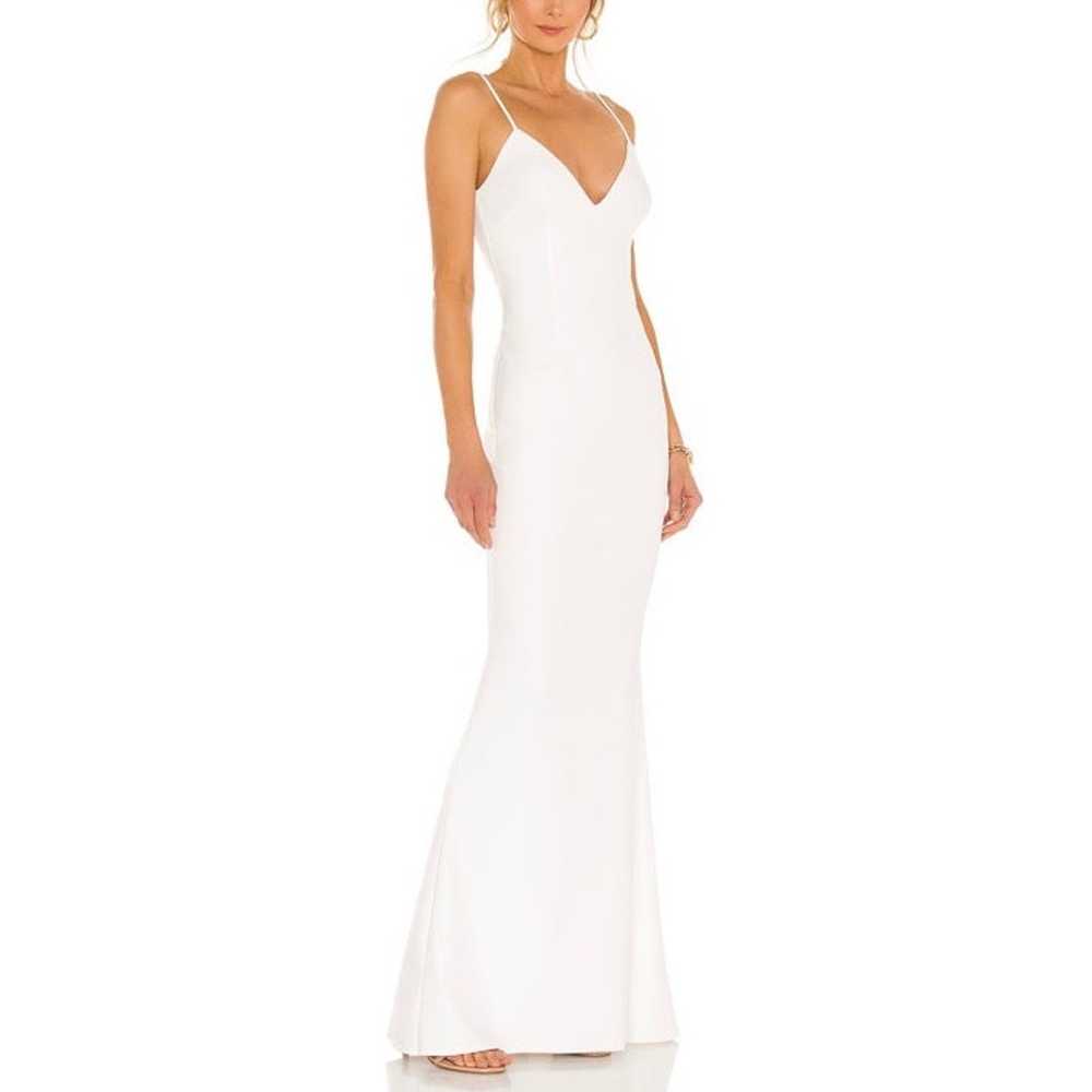 Katie May Bambina V-Neck Open Back Gown, M - image 3