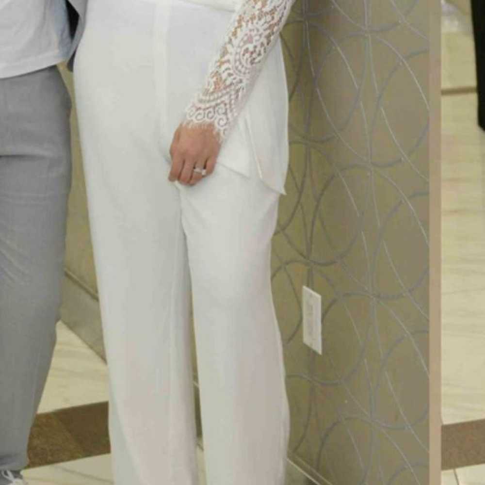 Misha Collection White Lace Jumpsuit - image 5